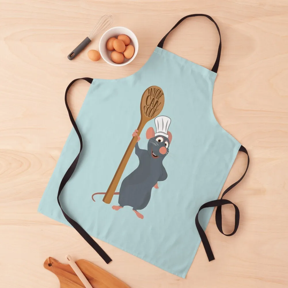 

Ratatouille - Anyone Can Cook - Remy Apron men's barbecue For Cosmetologist carpenter Apron