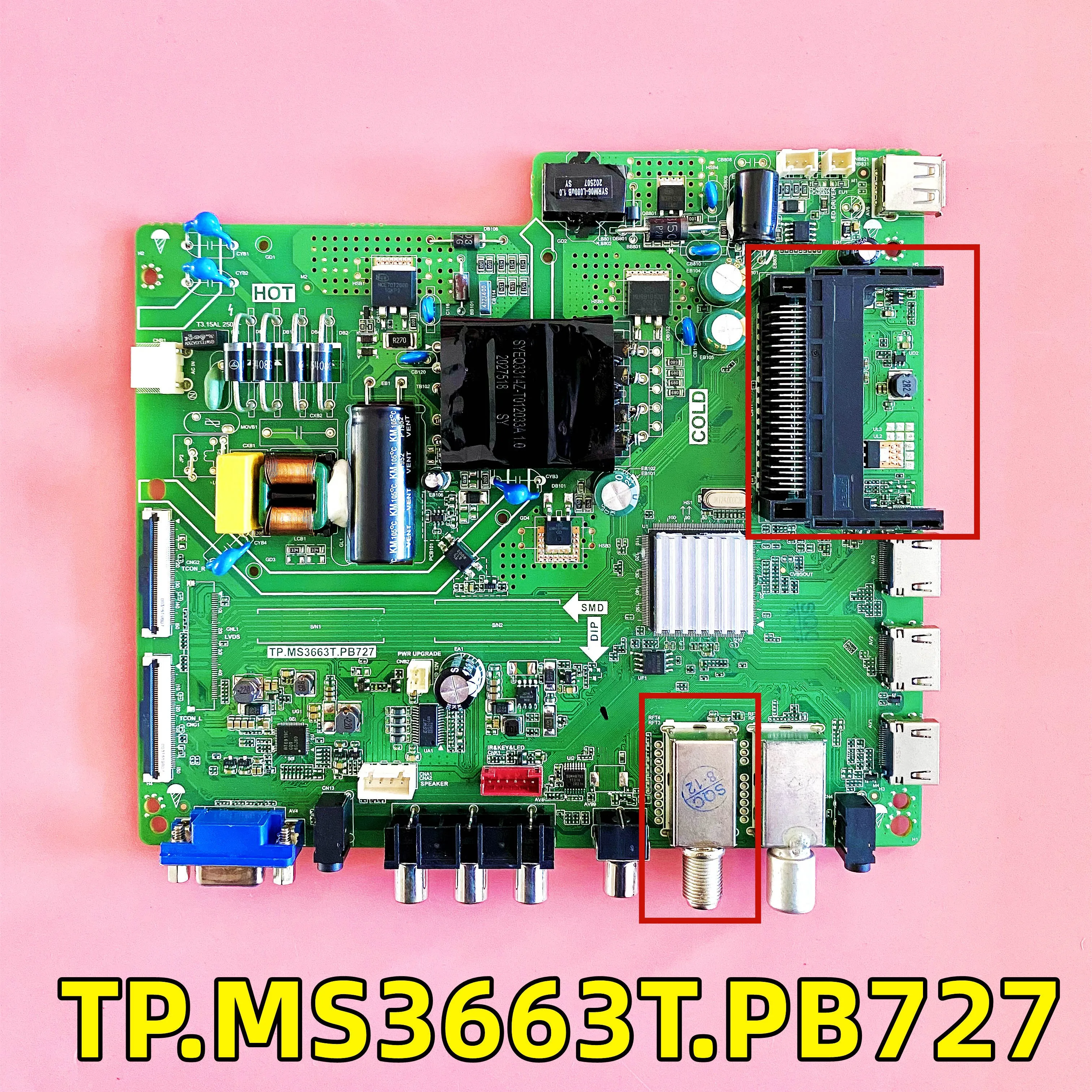 مراجعة شاملة لوح LCD الرئيسي TP.MS3663T.PB727: الحل الأمثل لمشاكل شاشة التلفاز الذكي