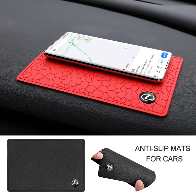 Car Dashboard Sticky Anti-Slip Mat Auto Interior For Lexus RX330 IS250 Ct200h ES300h RX350 IS300h NX300h GS Silicone Storage Pad