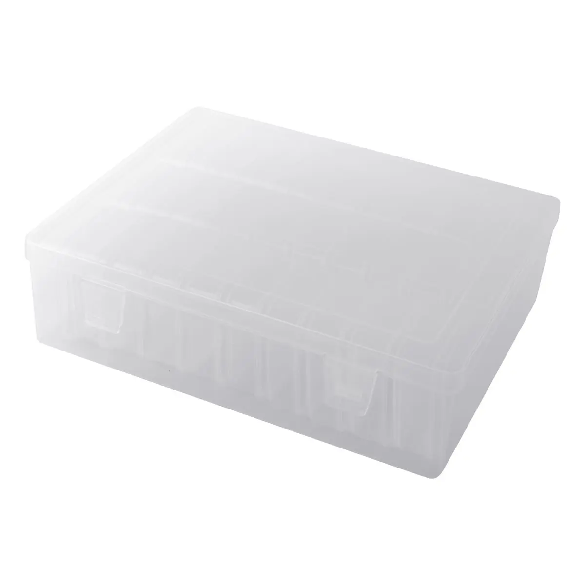 ●Bead Organizer Box, A Large Transparent Box with 30PCS Small Clear Plastic Storage Containers,Portable Craft Storage Box