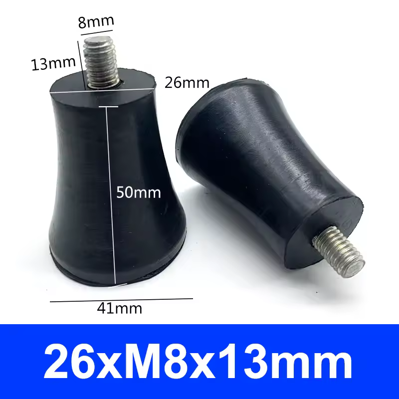 Rubber Adjustable Feet Pad With Screw M6 M8 M10 Table Chair Balck Leveling Foot Pad Furniture Leg Anti-shock Protections - Image 10