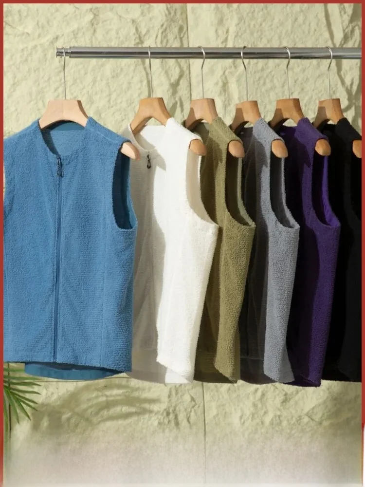 

Dync Outdoor Fce Vest Lightweight Qui Dry Breathable mid Layer Svel Tank Top Stand Fit Zipper Decorated Poly...