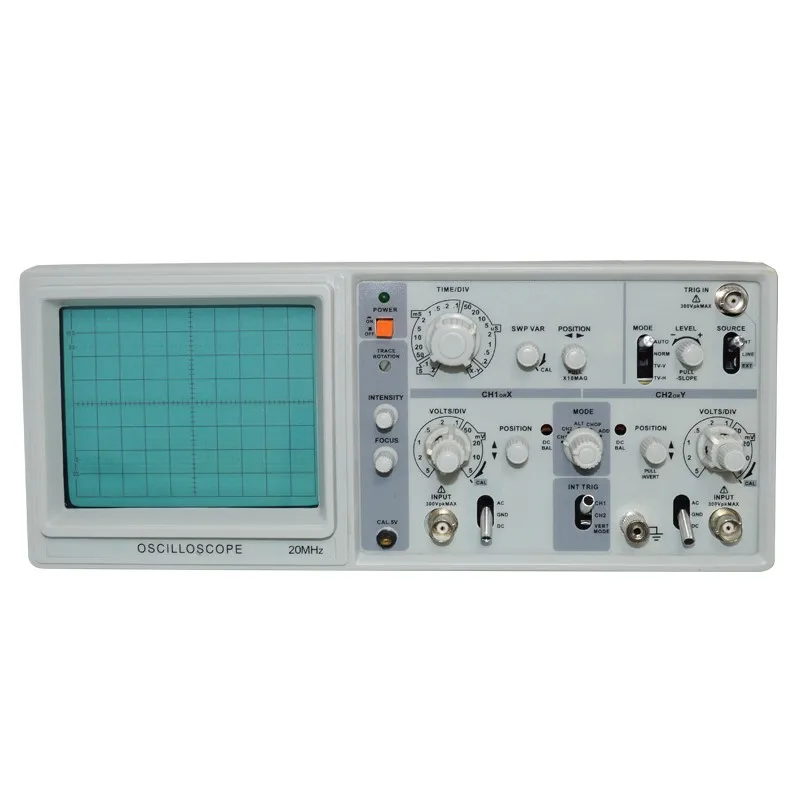 Analog Oscilloscope 60MHZ Dual Channel  Lab Teaching Desktop Electronics School Education LW L-5060