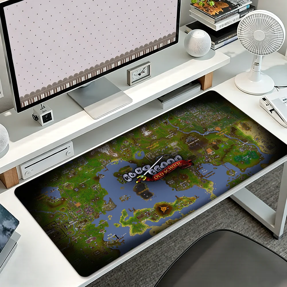 Old School Game R-RuneScape Mouse Pad Non-slip Thickened MousePad Student Gaming Cushion Large Writing Lockedge Office