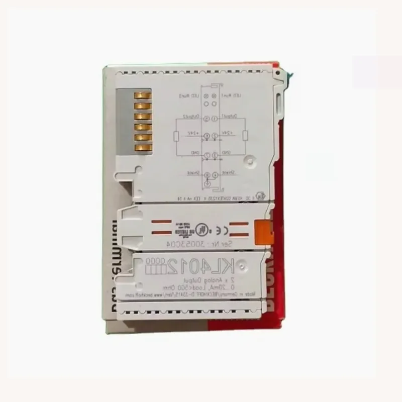 Beckhoff Bus Terminal, 2-channel Analog Output, Current, 0 -20 MA, 12 Bit, KL4012