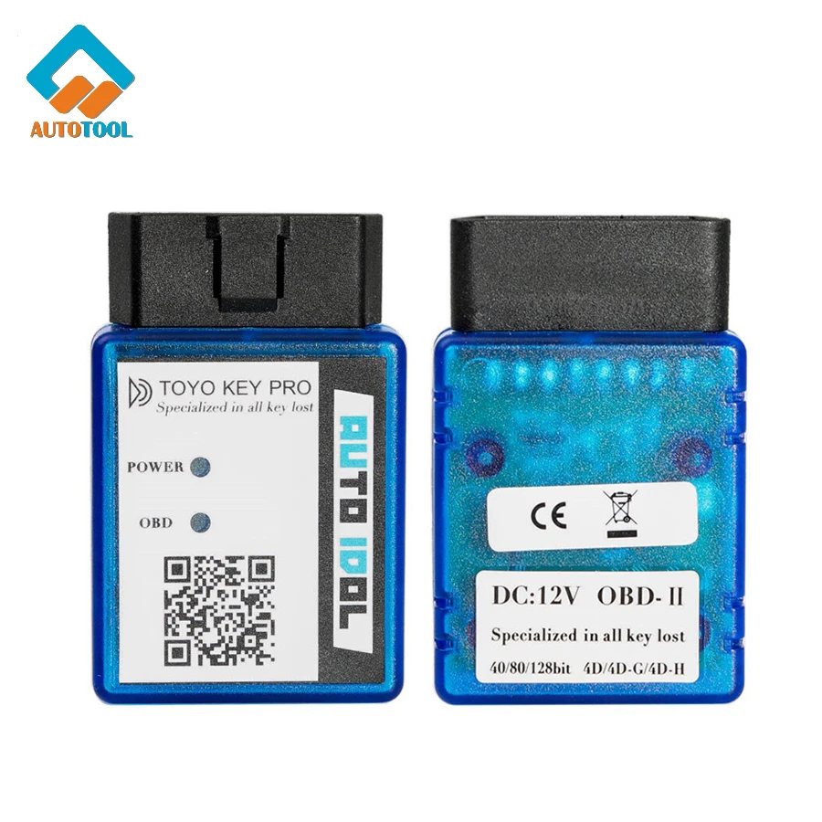 For Toyo Key Pro OBD2 Support for Toyota 128/80/40 BIT (4D-H,4D, 4D-G) All Key Lost for Toyota Car Auto Key Programmer