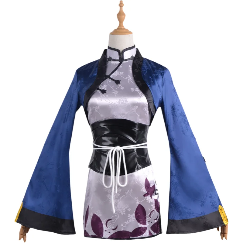 Ensembles de cosplay Black Butler pour femmes, Ran Mao, Costumes de cosplay Anime, Vêtements Cheongsam, Y-Châle, Comic Con, Roleplay pour Halloween