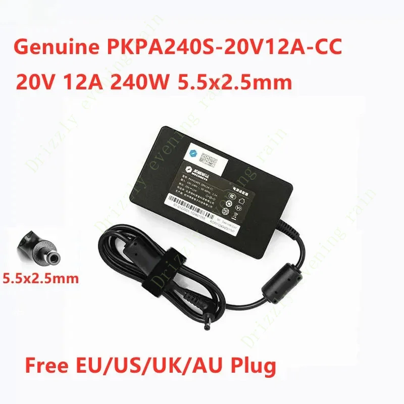 Genuine PKPA240S-20V12A-CC 20V 12A 240W 5.5x2.5mm AC adapter for Mechrevo 16 Super Sic laptop power supply charger