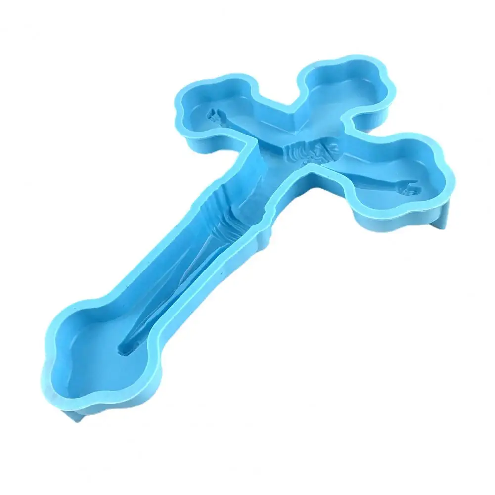 

Silicone Mold Eco-friendly Food Grade Handicraft Tools Cross Model Ornament Art Wall Decoration Home Decoration
