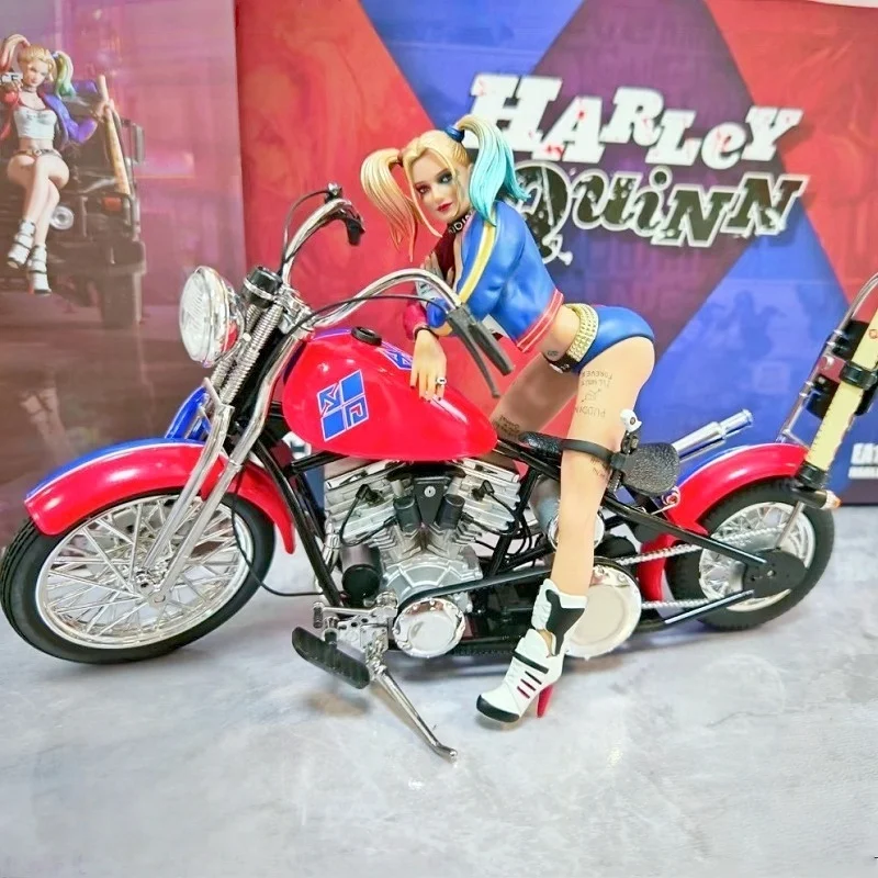 

In Stock Genuine Principal Gu Suicide Squad Harleen Quinzel Motorcycle Action Figure Model Ornaments Collect Toys Gifts