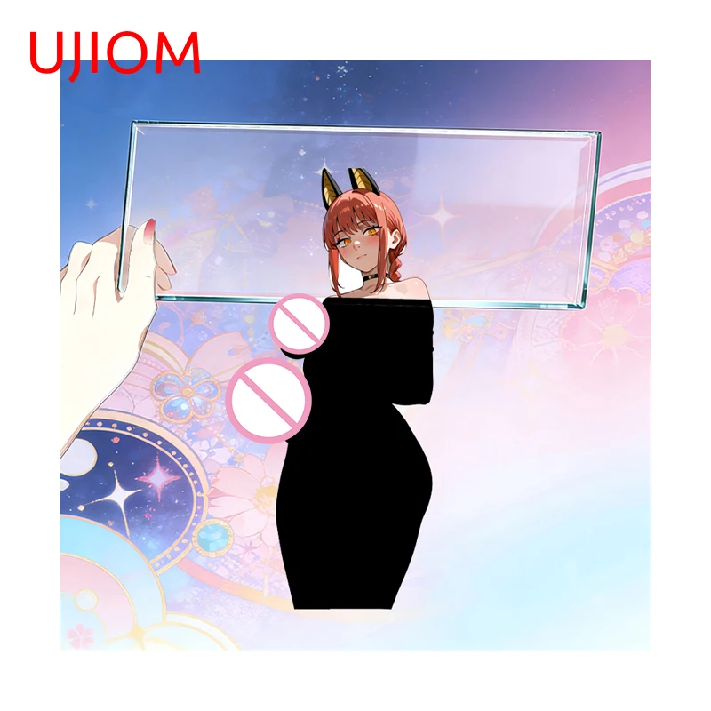 UJIOM Shemale Makima Wall Sticker Bedroom Enchanting Waterproof Vinyl Decal Scratch-Proof Charming Bathroom Decor Accessories