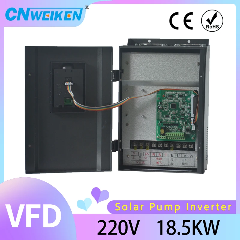 

30kw 220v Solar Frequency Inverter & Converter DC Input 200-400V Output 1 Phase/3 Phase 220V ac motor water pump controller/VFD