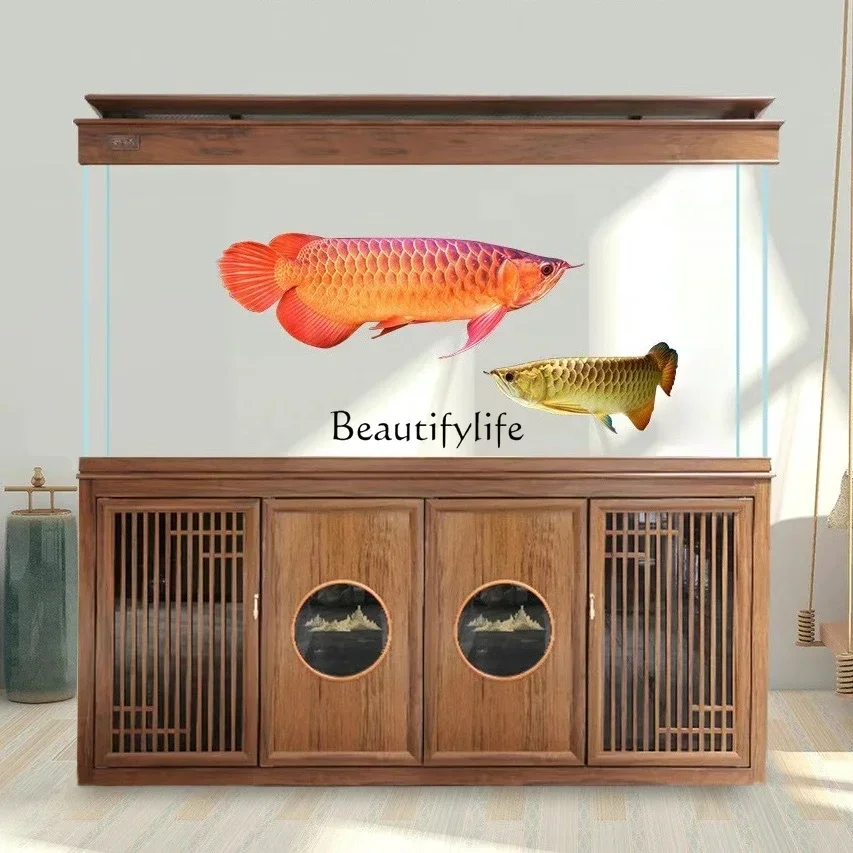 LD33 Salon Podłoga Super Białe Szkło 2 M Ekran Dolny Filtr Akwarium Smok Ryba Zmiana Wody Cichy 3 M