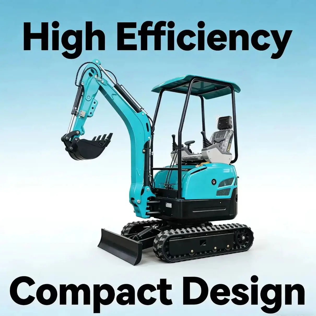 Customized 1.5T Mini Excavator with Kubota Engine CE Farm Garden Digger Factory Price