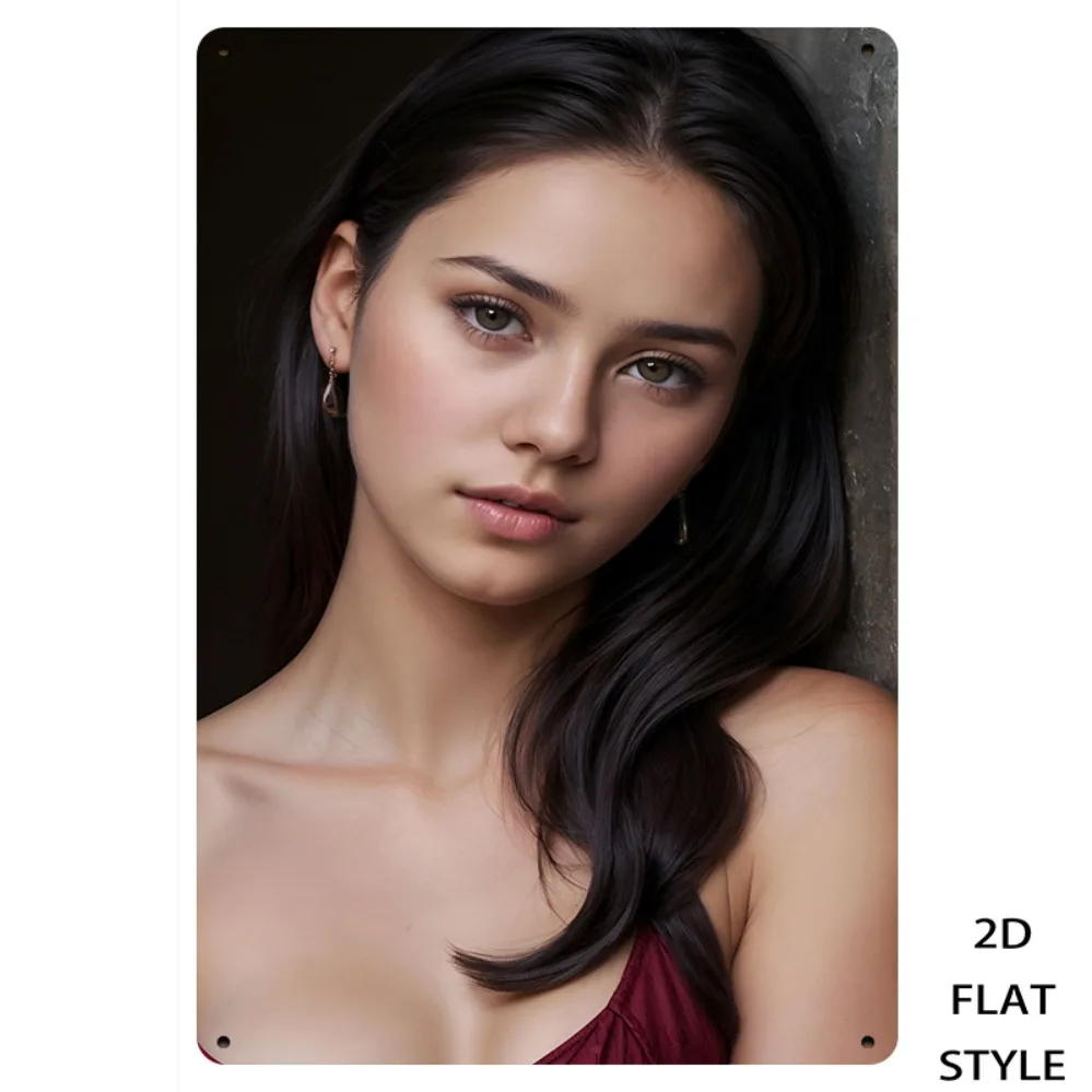 

Vintage 1pc Iron Sign Wall Art, 8x12in Retro Metal Painting for Home Decor