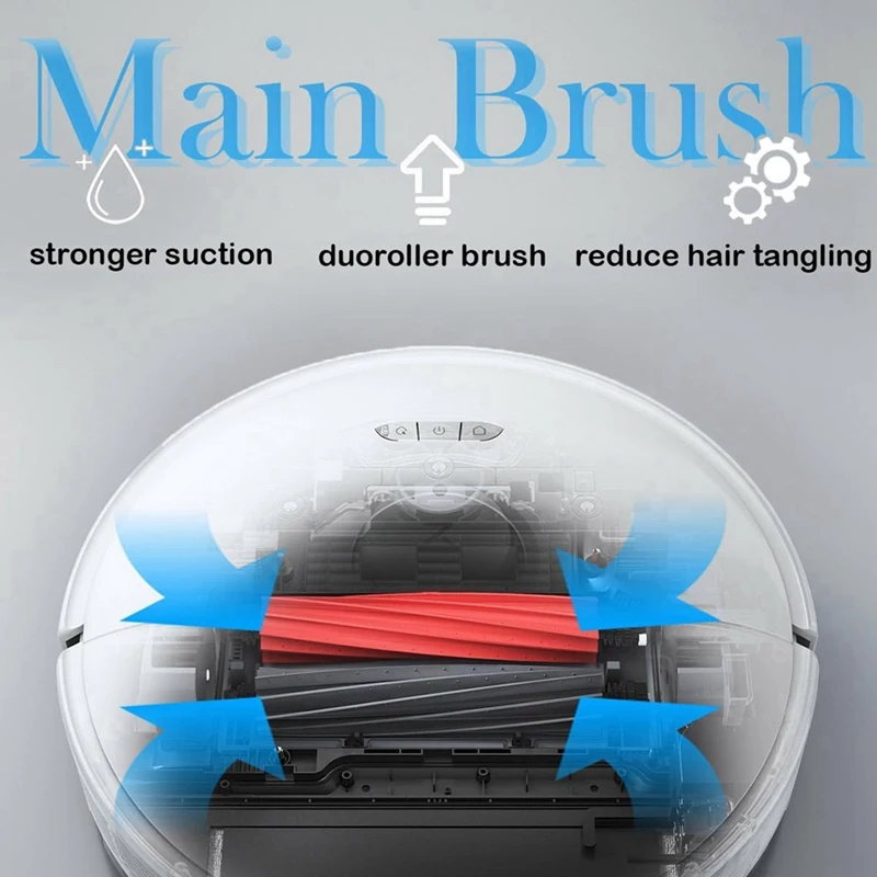 로보락 S8 프로 울트라 로봇 진공 청소기 부품, 먼지 봉투, 메인 사이드 브러시 헤파 필터 걸레 패드 액세서리