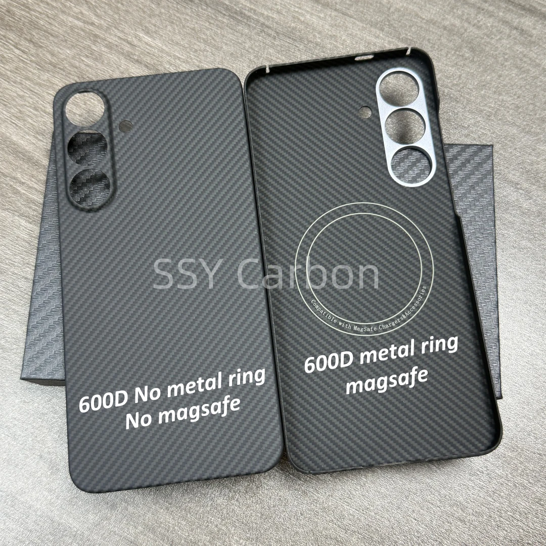 حافظة من ألياف الكربون الحقيقية لهاتف سامسونج جالاكسي S25 FE كيفلر أراميد رفيعة للغاية وخفيفة الوزن غطاء هاتف فاخر شل درع #3