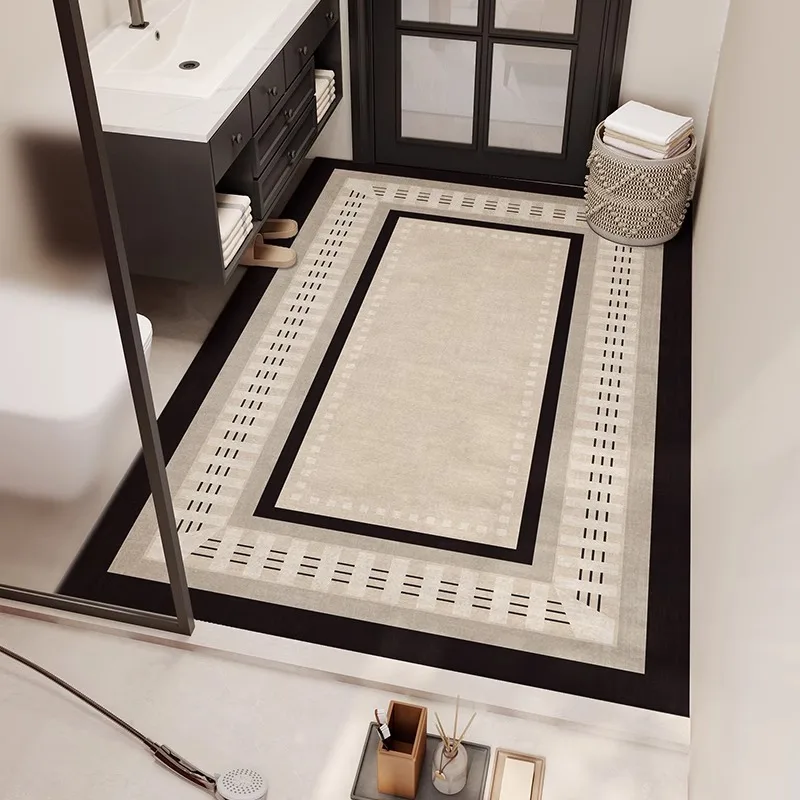 Bathroom Carpet Absorbent Non-slip Floor Mat Bath Rug Big Size Washroom Toilet Decoration Foot Mats Diatom Mud Alfombra De Baño