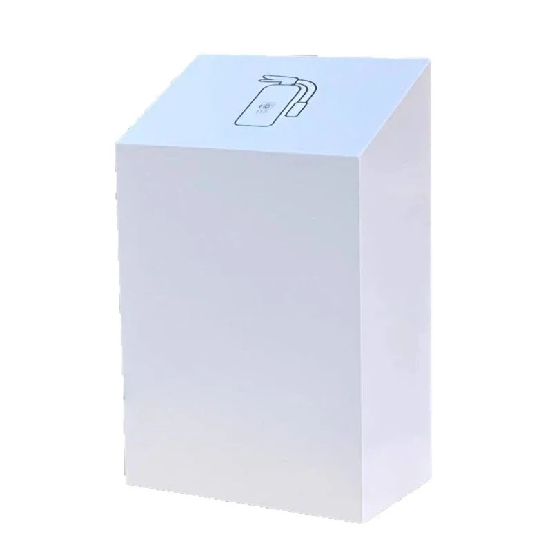 

Thickened stainless steel fire extinguishing equipment box Hotel shopping mall Vertical firefighter support storage box
