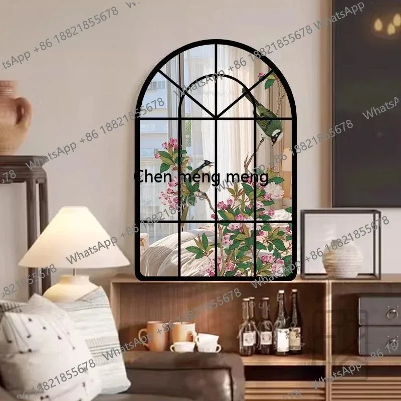 Makeup Modern Mirror Black Funky Women Design Hallway Mirror Living Room Teen Girl Adornos Para El Hogar House
