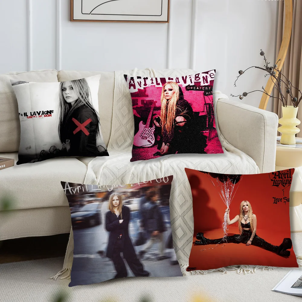 

Singer A-Avril Lavigne Let Go Pillow Case Living Room Sofa Cushion Cover Suitable For Home Bedroom Room Decoration