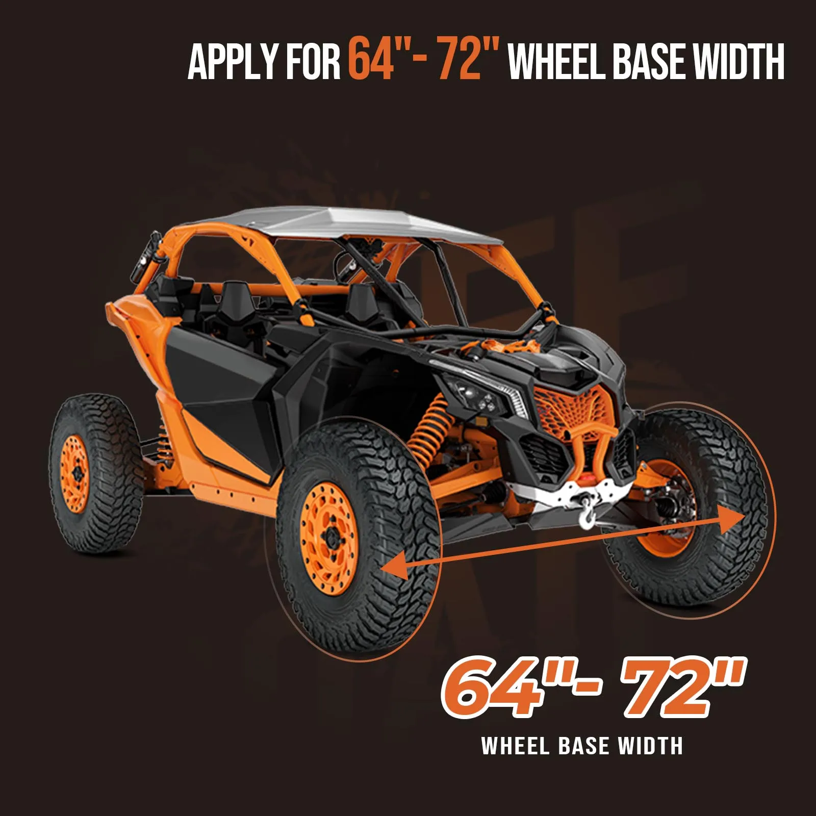 CNC Belt Changing Tool 64"/72" Wheel Base Width Aluminum Alloy Rustproof for Can-am Maverick X3 Max DS RS R RR 4x4 XRS XMR Turbo - view 5