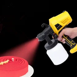 110/220V Electric Cake Decorating Airbrush Kit Baking Color Sprayer with Spray Nozzle and Spool 800ml Paint Sprayer