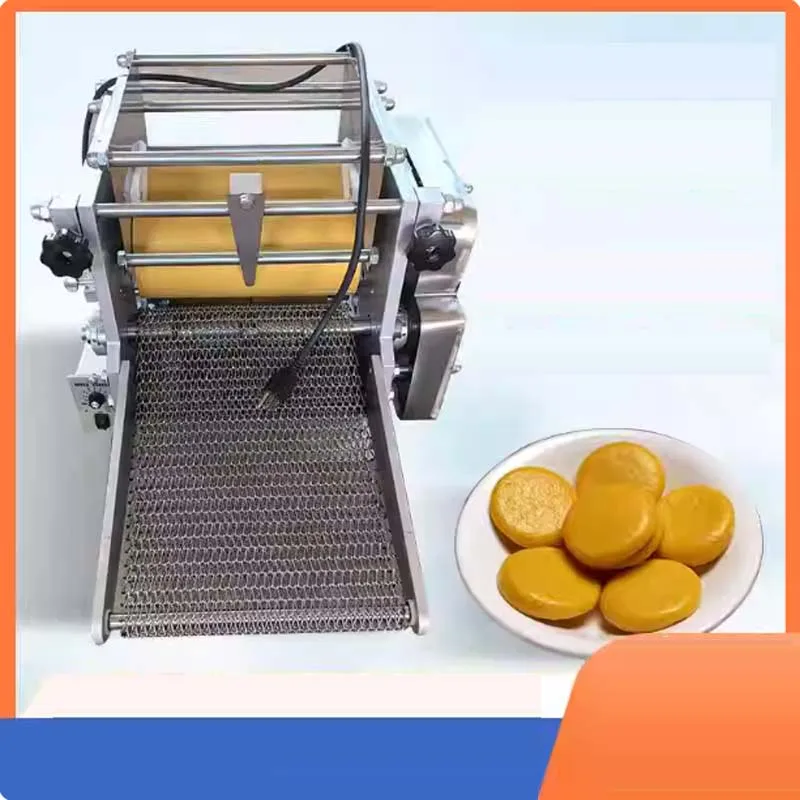 Máquina industrial completamente automática para hacer tortitas de barbacoa mexicana, máquina para hacer pasteles de maíz y harina