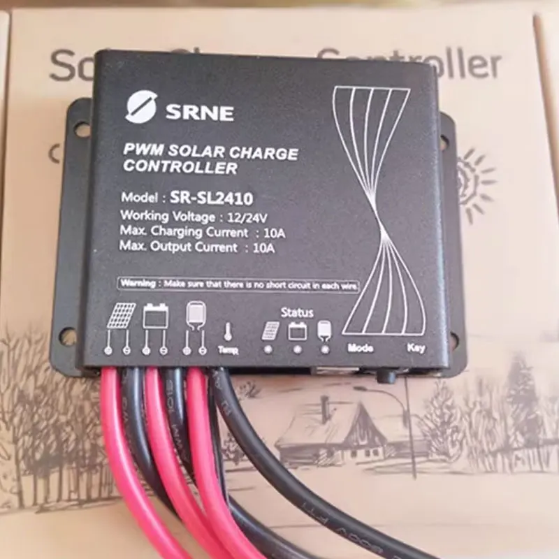 SRNE SL سلسلة PWM الشمسية ضوء الشارع تحكم 12/24 فولت 10A 20A IP68 مقاوم للماء الشمسية جهاز التحكم في الشحن لبطارية ليثيوم