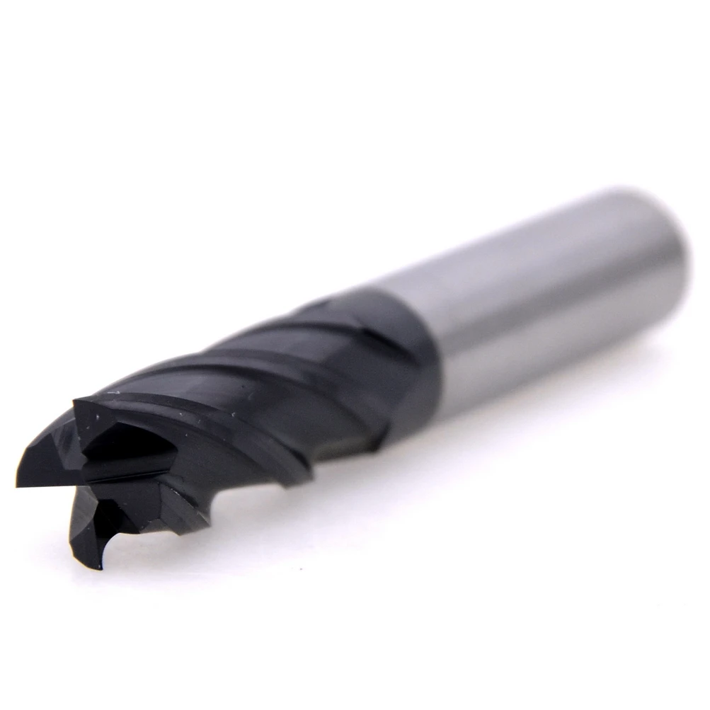 MZG 1PC HRC50 4 Flute 75L 4mm 6mm 8mm Cutting  Alloy Carbide Tungsten Steel Milling Cutter