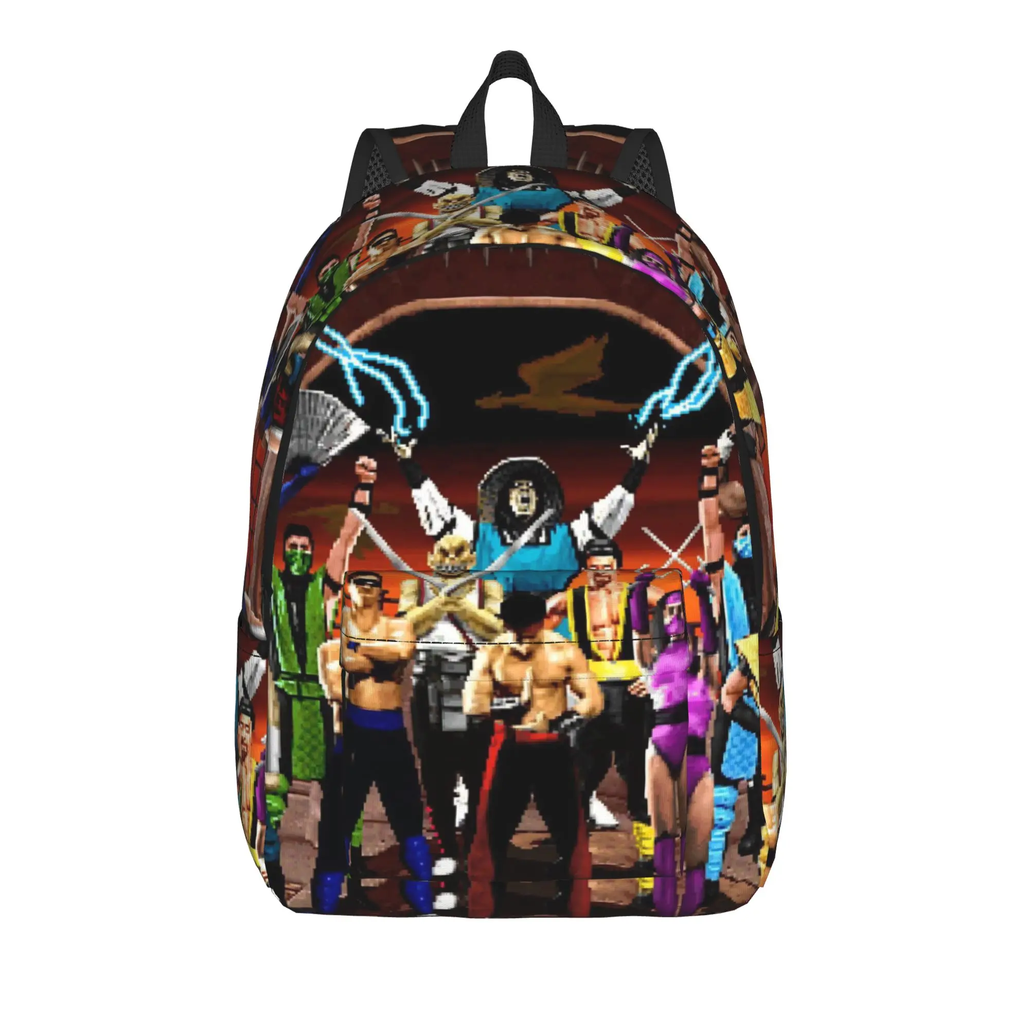

Mortal Kombat II Moive 2026 Teenage Backpack Gift High School Work Daypack for Men Women College Canvas Bags