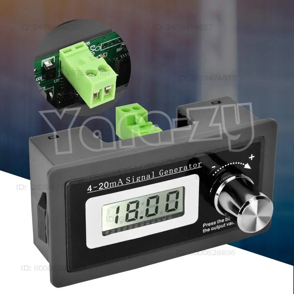 4-20mA Signal Generator - Compatible with 2, 3, 4-wire Analog Sensor Transmitter Current Accurate Output