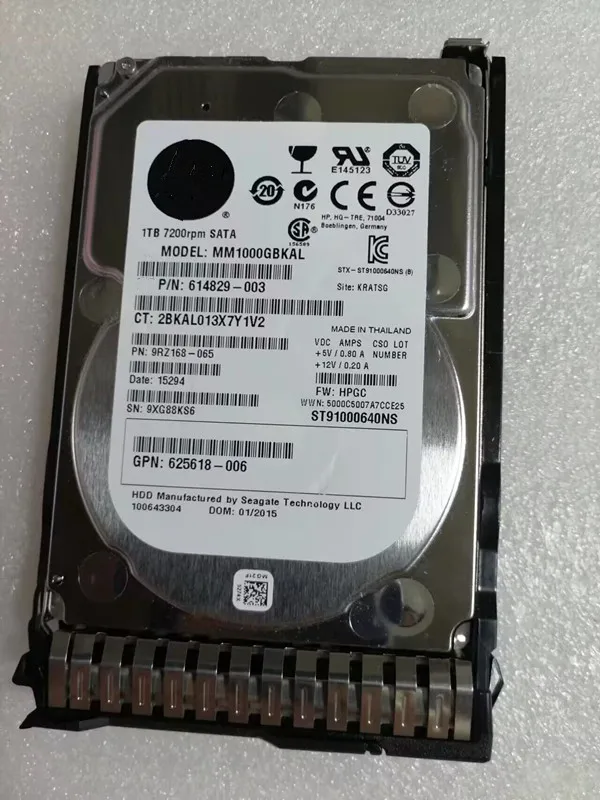 MM1000GBKAL 1TB 7.2k sata iii 2.5 ''614829-003 dysk twardy