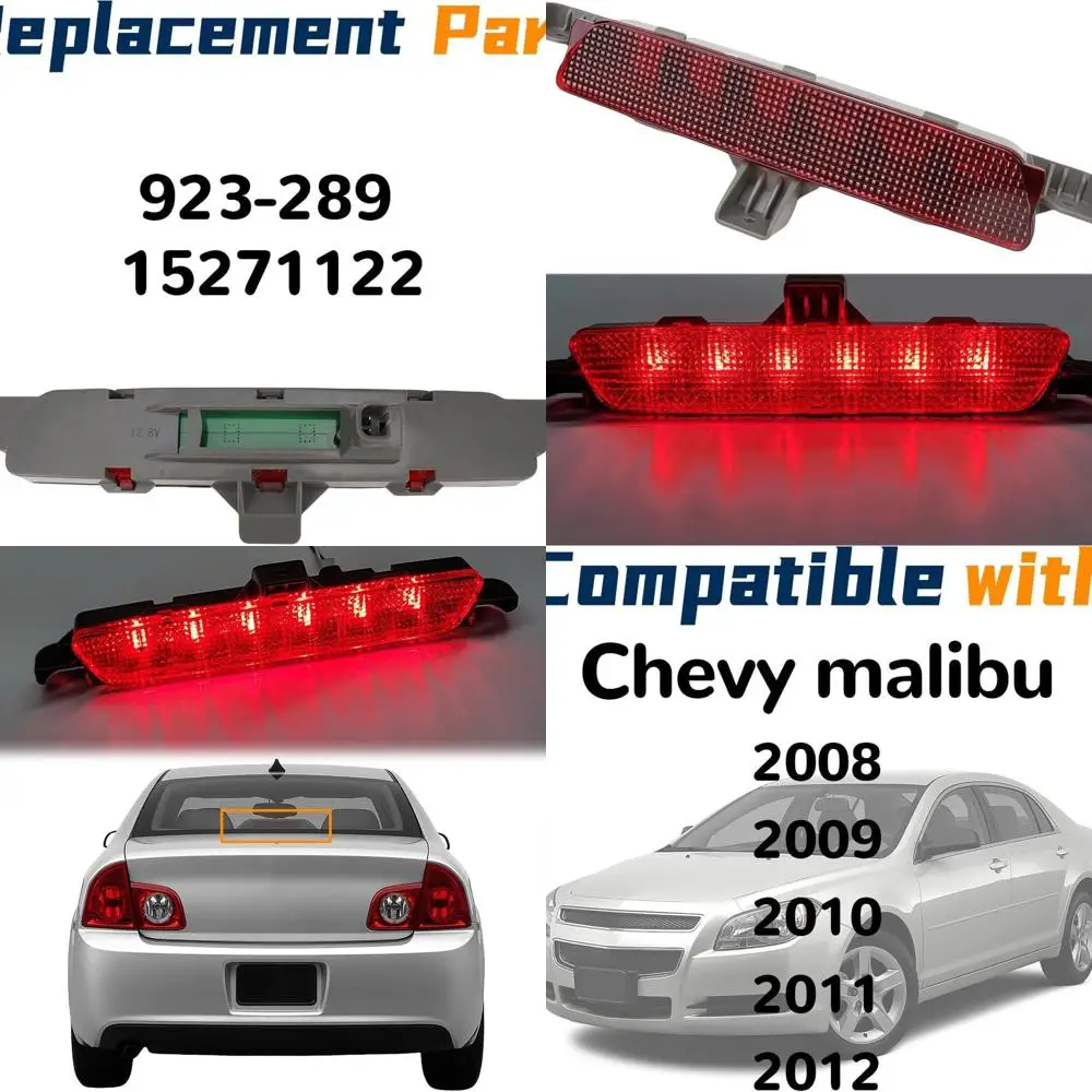

Chevrolet Malibu 2008-2012 High Mount Stop/Tail Light Assembly, Compatible with 923-28915271122