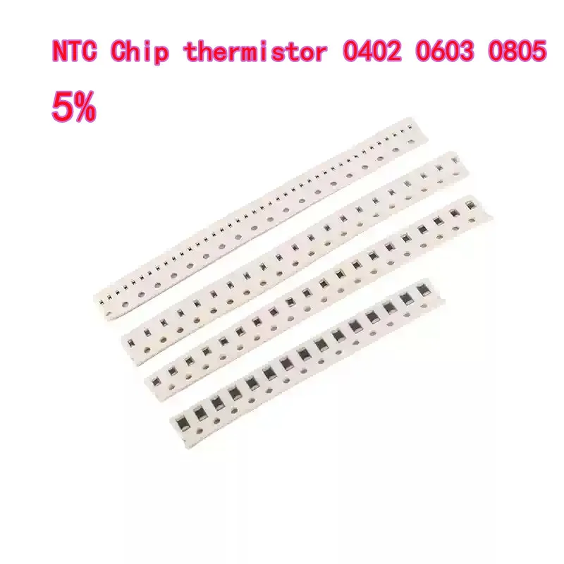 20 Stück Chip-Thermistor NTC 0402 0603 0805 5 % 1K 2K 2,2K 3,3K 4,7K 6,8K 10K 15K 22K 33K 47K 50K 100K 5% B-Wert 3950