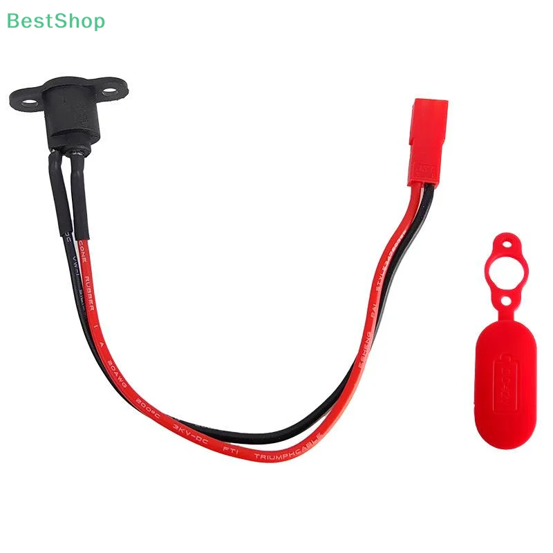 1Set Charging Port Silicone Waterproof Cover Set Electric Scooter Accessories
