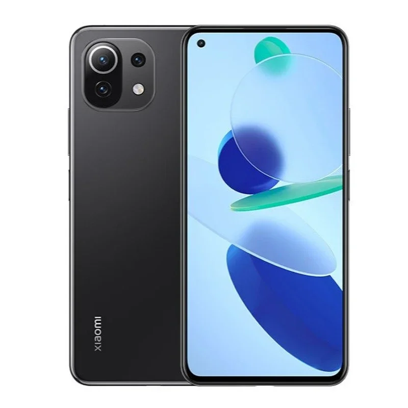 البرامج الثابتة العالمية Xiaomi Mi 11 Lite الهواتف الذكية المحمولة 5G AMOLED Snapdragon 780G 64MP شاشة كاملة 90HZ هاتف مستعمل