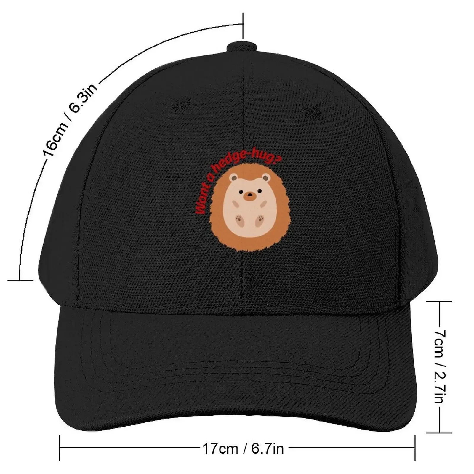 Want a hedge-hug? Baseball Cap western Hat tea Hat Male Women's