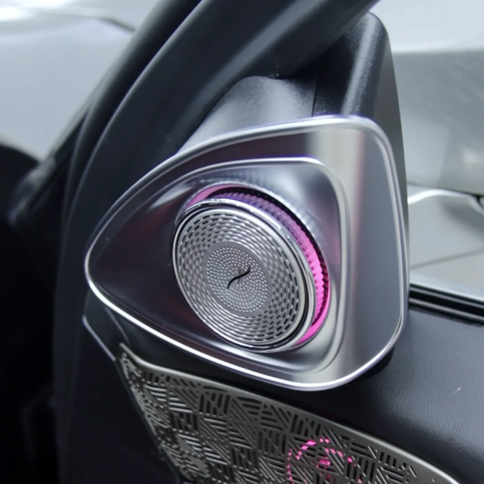 Rotating Tweeter Ambient Light for BMW 5 Series i5 G60 G68 A-Pillar Speaker LED Atmosphere Light Plug and Play Original Ambient