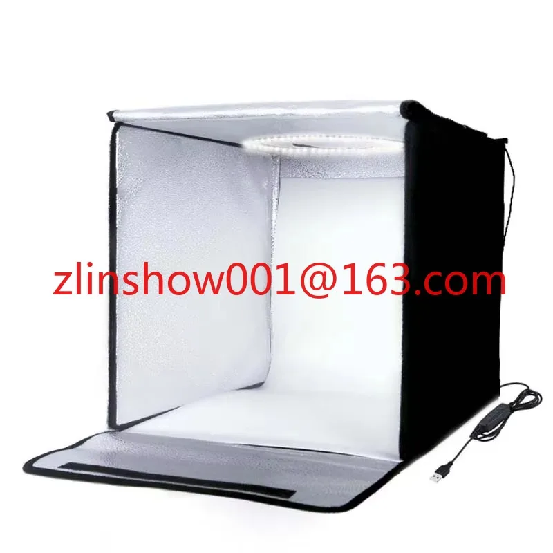 16 Inch Photography Shooting Tent Photo Box LED Light Boxes Softbox with PVC Backgrounds 40cm