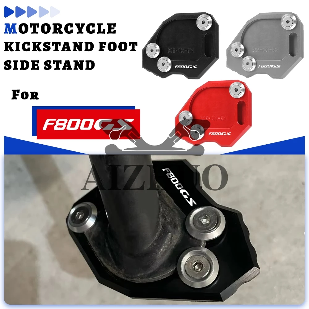 

F 800 GS Adventure Side Stand Enlarger Kickstand Extension Pad For BMW F800GS F800 GS 800 GS800 GS800F ADV Adventure 2008 - 2018