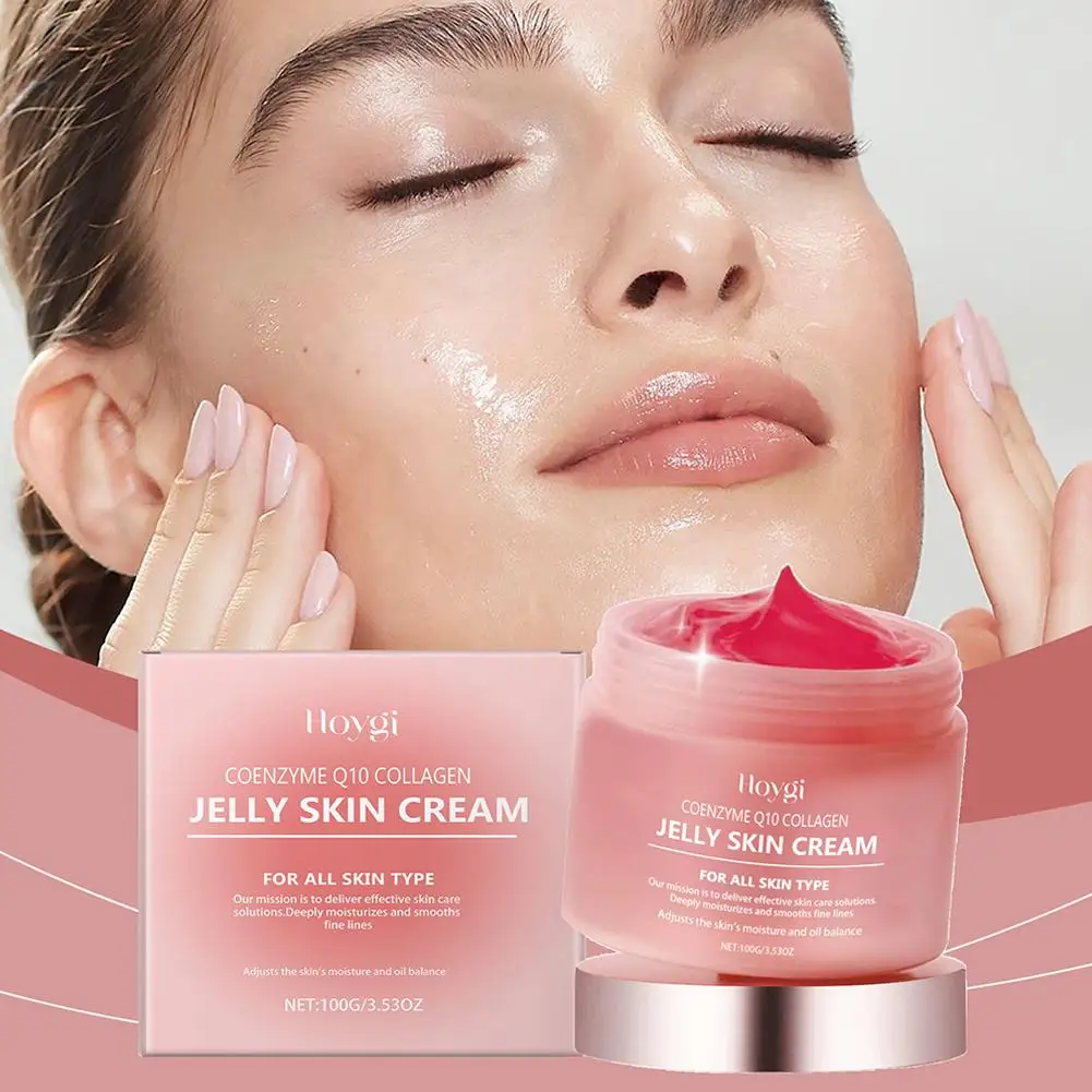 100ML Collegen Jelly Cream Deeply Hydrates Firm Glowing Korean Face Boosts Skin Wrinkle & Sagging Care Skin N Reduce EWW Gl T9X3