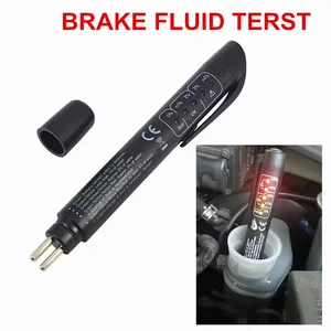 Universal Brake Fluid Tester Accurate Oil Quality Diagnostic Tools LED Indicator Liquid Testing Pen Automotive Brake Oil tester