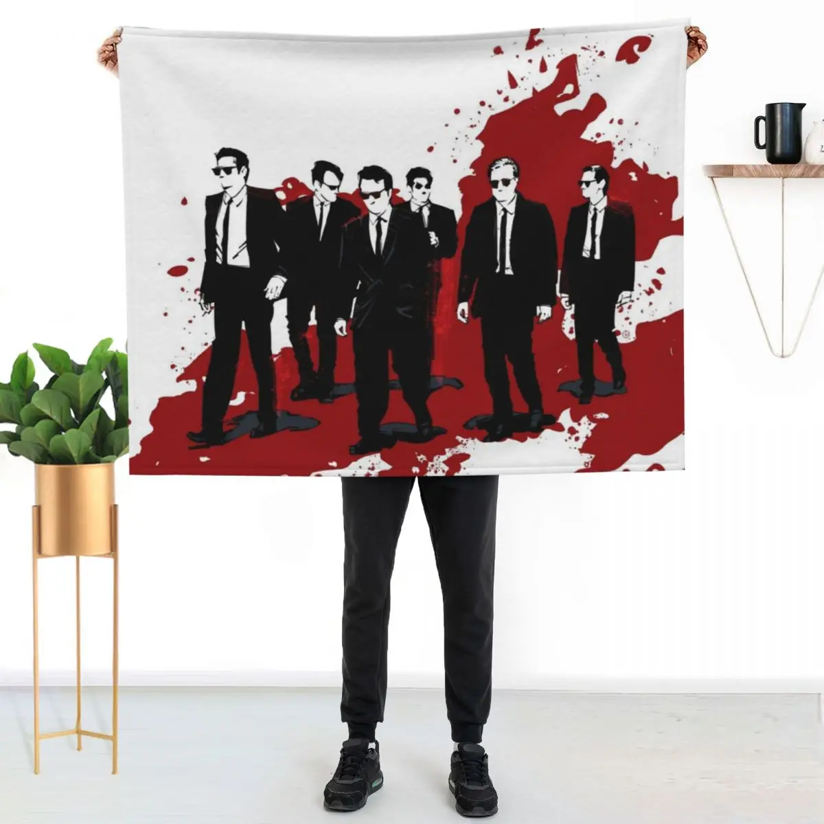 Reservoir Dogs Throw Blanket Bed Fashion Sofas Travel Hairy Loose Extra Large Throw Blankets