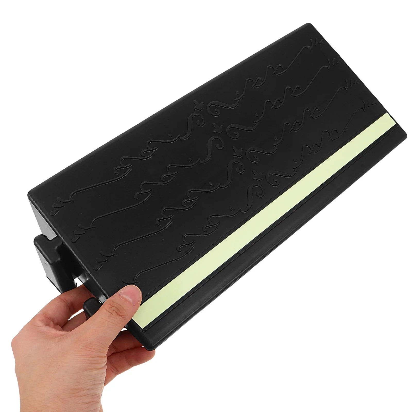 عتبة الفلورسنت المنحدر وسادة البلاستيك عدم الانزلاق مضيئة المنحدر حصيرة المدخل خطوات داخلية 12.38x5.11 روبوت فراغ تسلق المنحدر