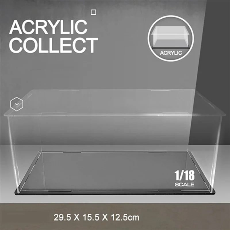 

A06RP Transparent Toy Car Model Hot Dustproof Display Protection Box, Suitable for 1/18