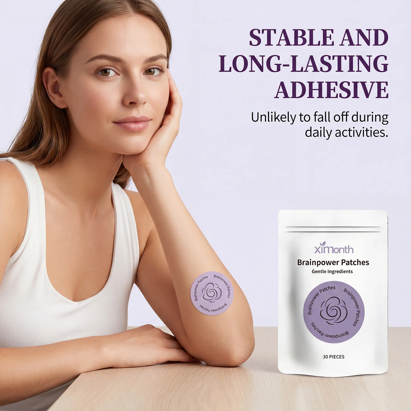 30pcs Energy Patches Daily Energy Boost Relieve Fatigue Breathable Portable Body Care Stickers For Work Travel Sports