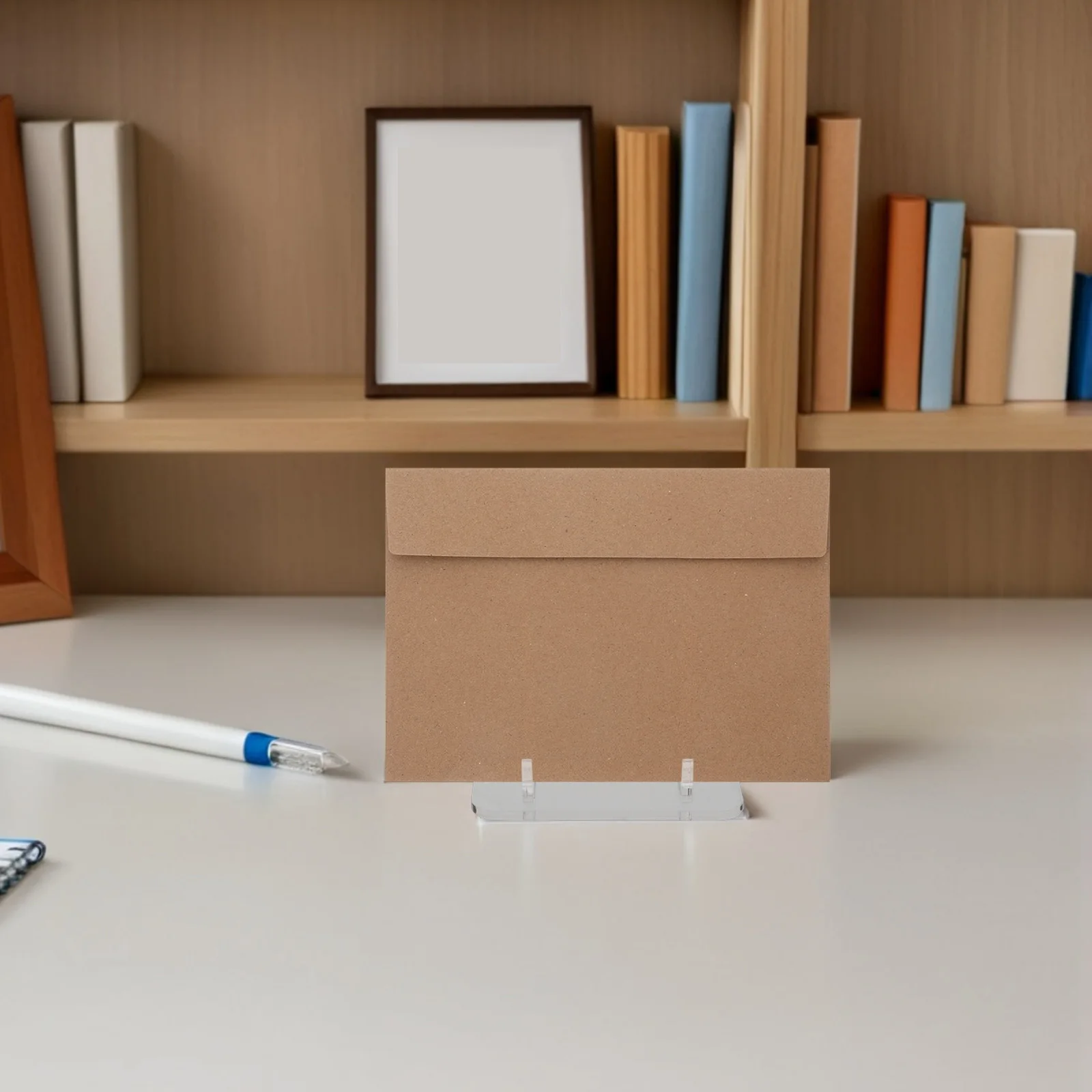 

5Pcs Acrylic Trading Card Display Stand Clear Card Stands Desktop Badge Holder Organizer Challenge Coins Medals Display