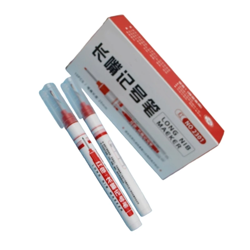 E9LB ช่างไม้ Marker กันน้ำ เจาะรู Marker งานไม้ Mark เครื่องมือ