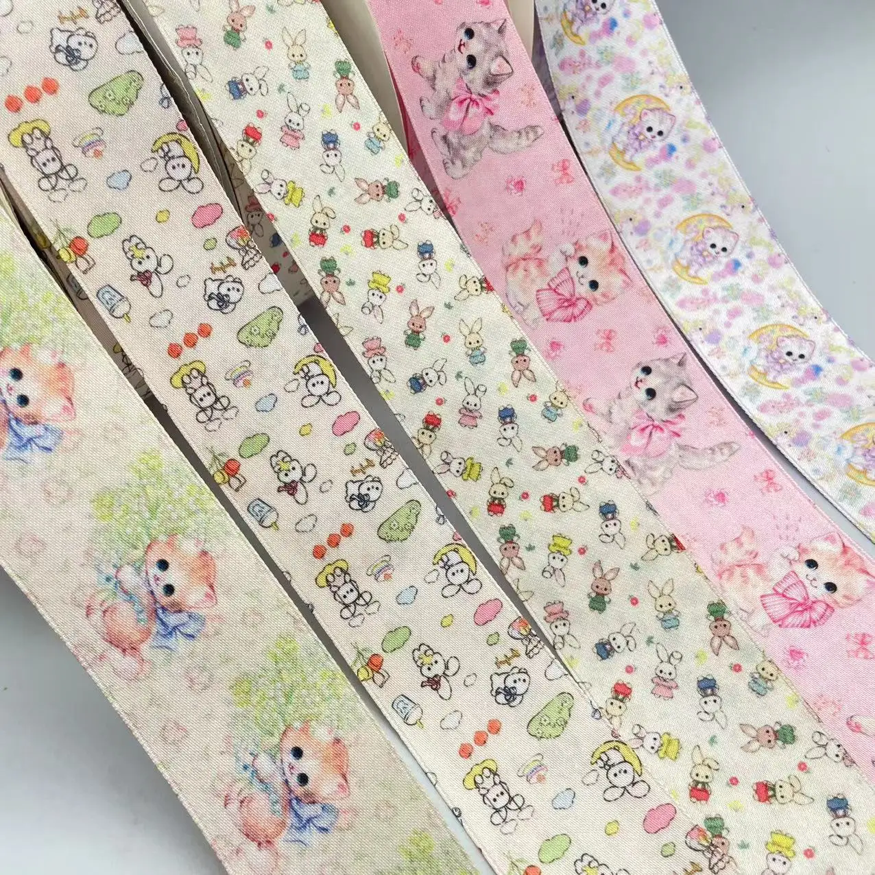 10 Yards 40mm double-sided cat ribbon DIY handmade material Headwear for hair bows clothing shoesaccessories 23112301